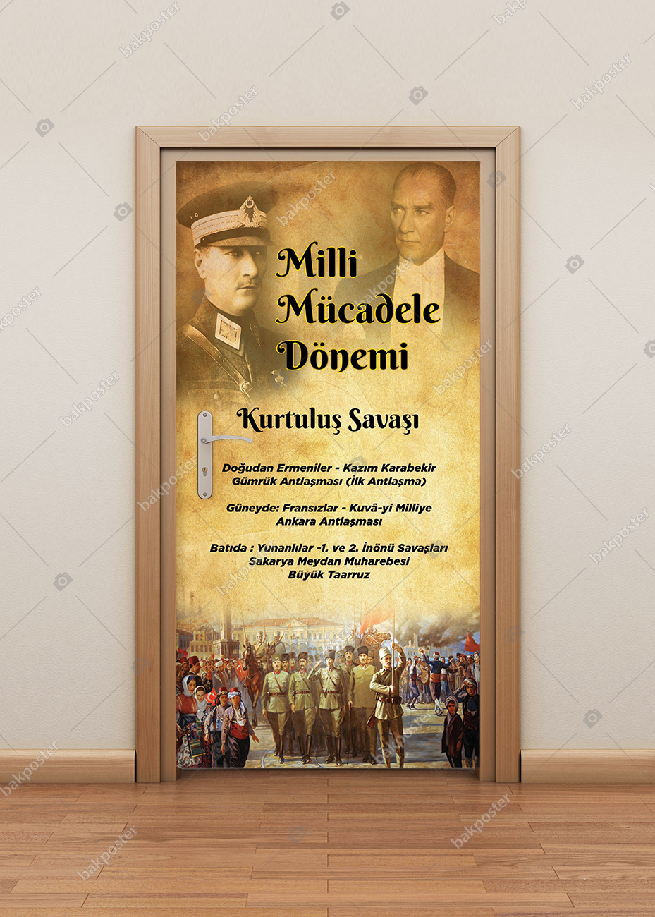 Milli Mücadele Atatürk Kapı Giydirme Milli Mücadele Atatürk Kapı Giydirme