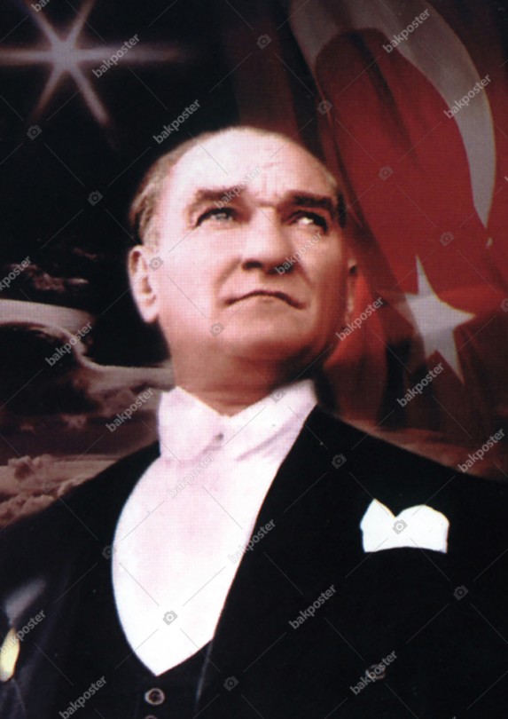 Ataturk Okul Posteri 70x100 Cm Duvar Kagidi