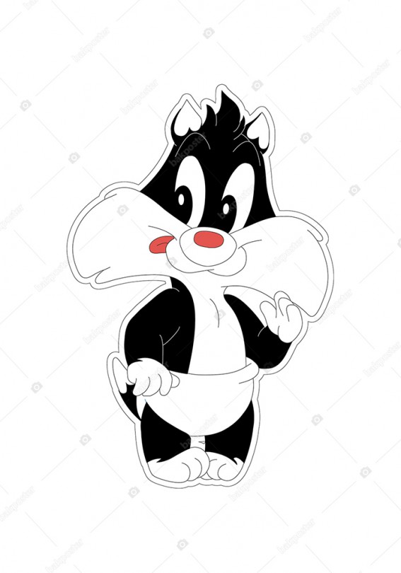 baby silvester ozel kesim cizgi film anaokulu stickerlar poster etiket