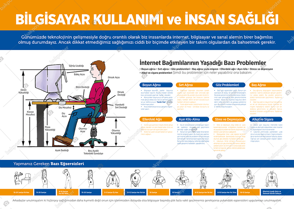 Bilgisayar Doğru Oturuş