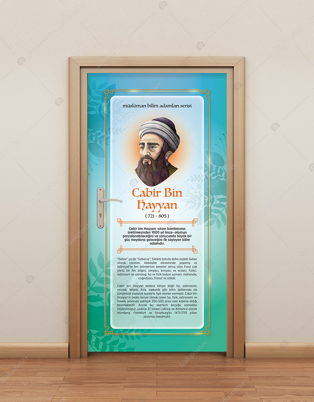 cabir bin hayyan musluman bilim adami kapi giydirme