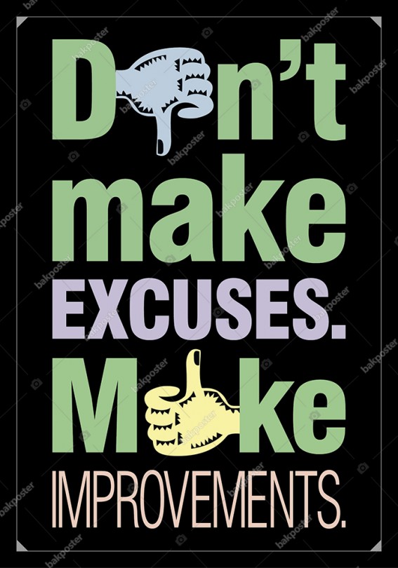 Dont Make İngilizce Poster 150x210 cm - Duvar Kağıdı