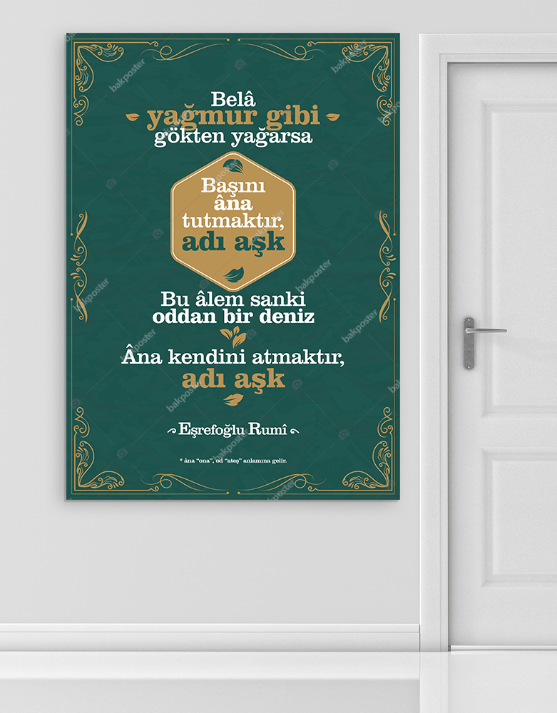 Esrefoglu Rumi Ozlu Sozler Poster