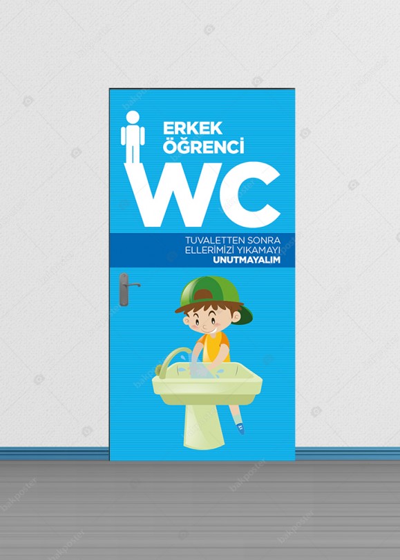 Erkek Öğrenci WC Kapı Giydirme