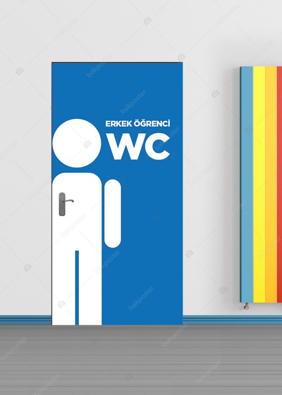 Erkek Öğrenci WC Kapı Giydirme