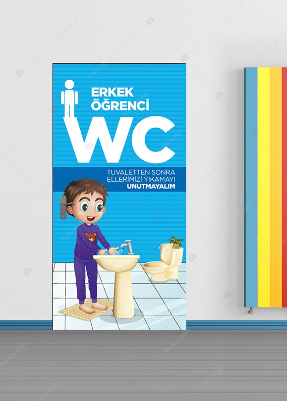 Erkek Öğrenci WC Kapı Giydirme