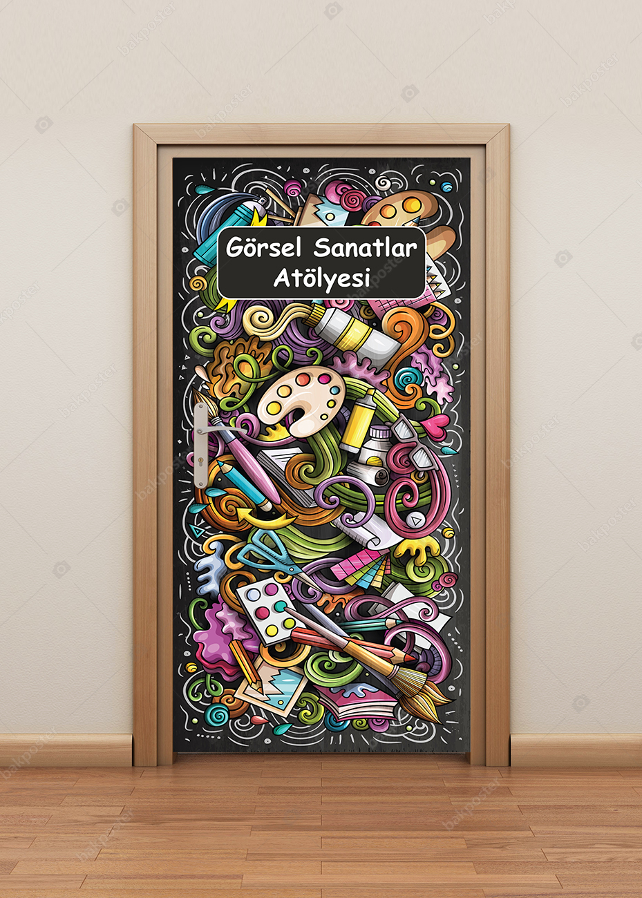 Görsel Sanatlar Atölyesi Kapı Giydirme