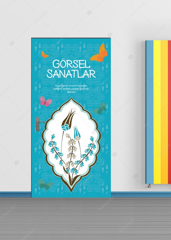 Gorsel Sanatlar Kapi Giydirmesi Folyo Sticker 100x200 Cm