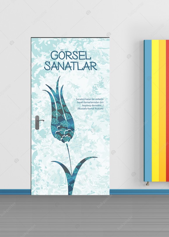 Gorsel Sanatlar Kapi Giydirmesi Folyo Sticker