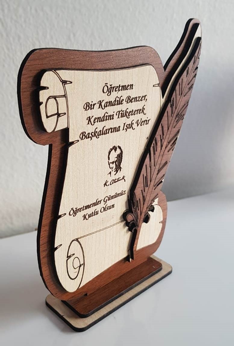 Mdf Ahşap Plaket