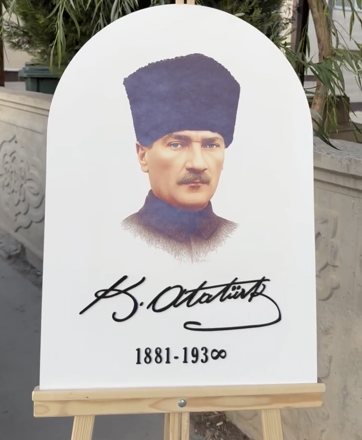 ATATÜRK PLEKSİ KARŞILAMA PANOSU