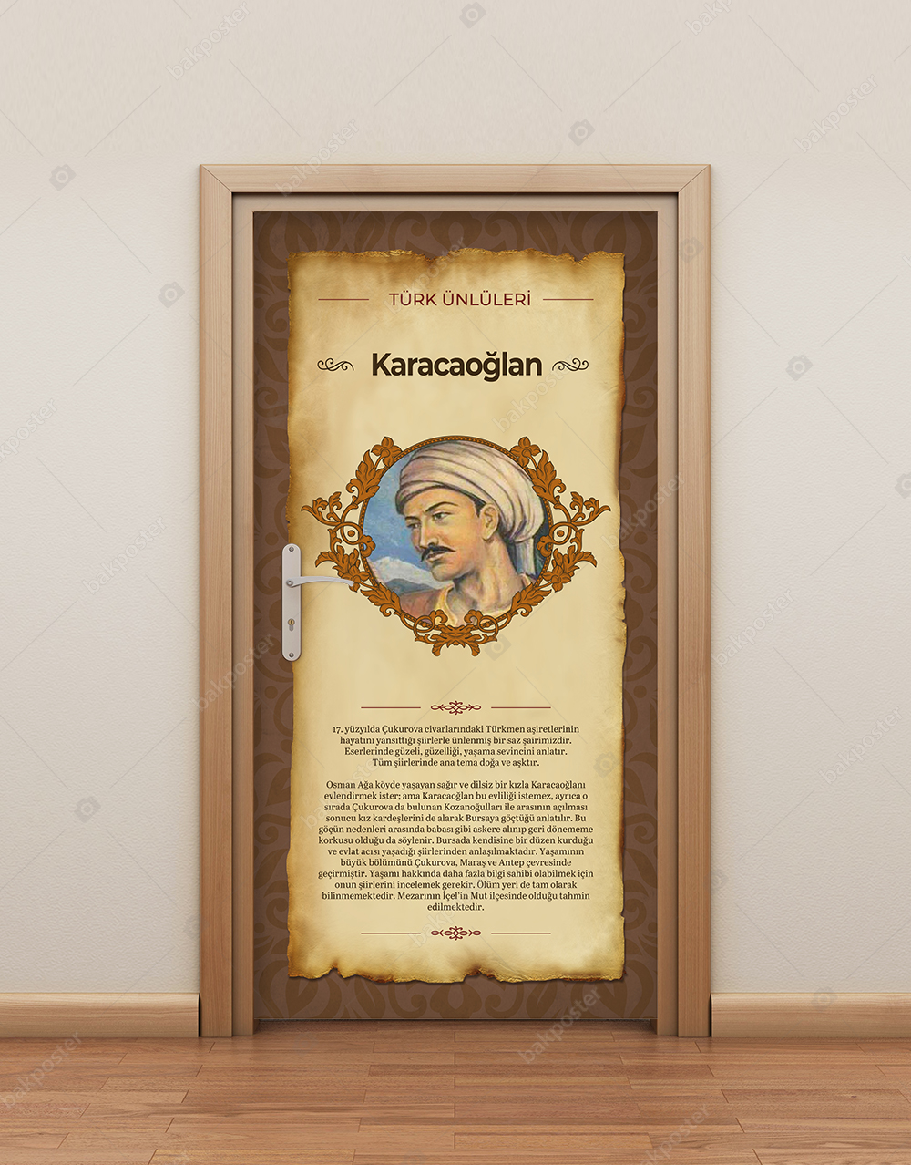 Karacaoglan Kapi Giydirme Folyosu Sticker