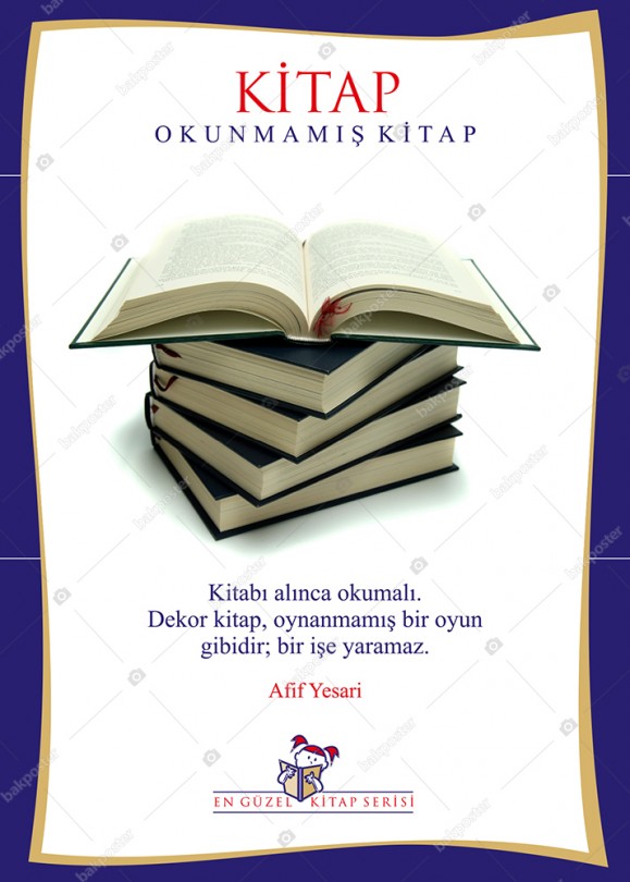 Kitap Motivasyon Aforizmalar Okul Posteri Tablo 70x100 Cm Forex Gorsel Tablo