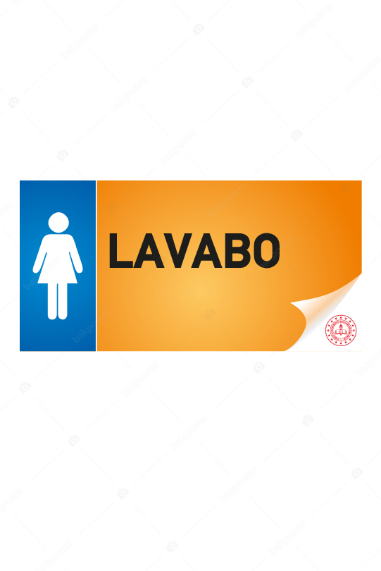 lavabo okul sinif kapi isimligi