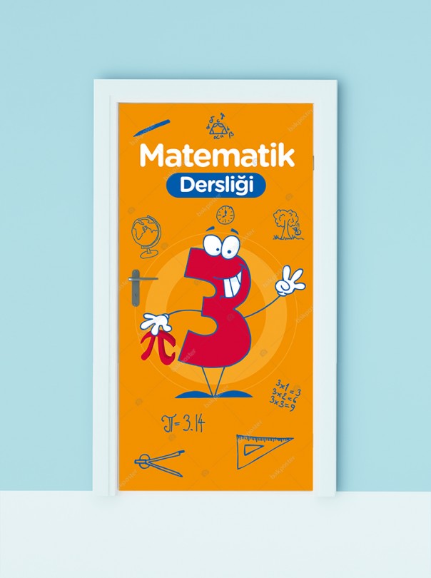 matematik dersligi kapi giydirme folyosu