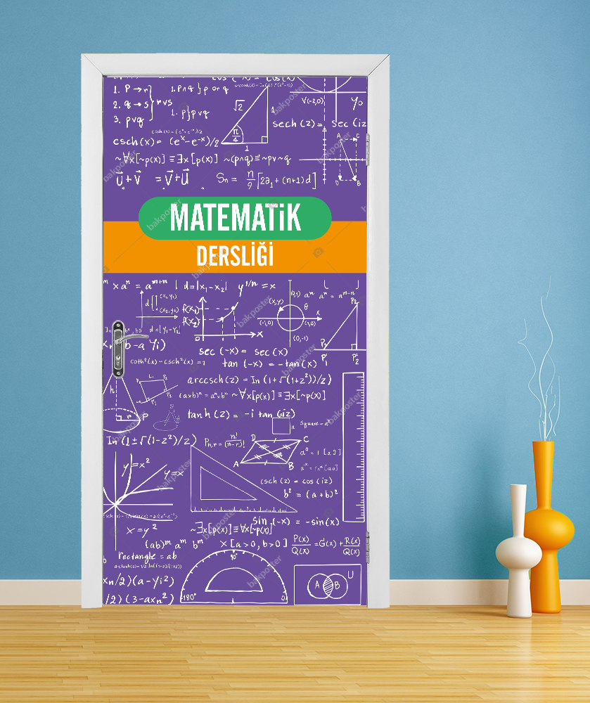 Matematik Dersliği Kapı Giydirme