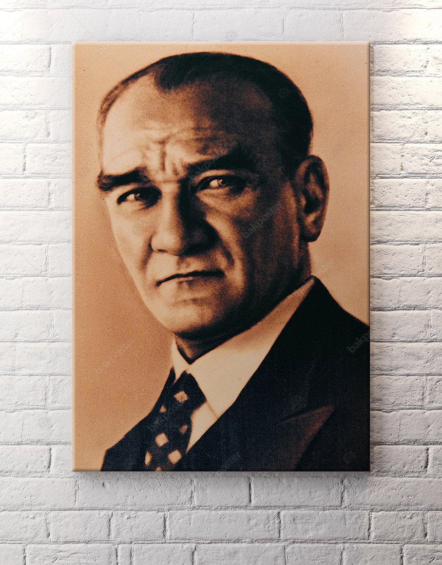 mustafa kemal ataturk kanvas tablo