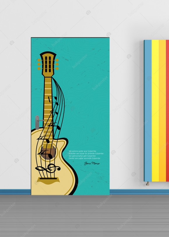 muzik baris manco kapi giydirmesi folyo sticker
