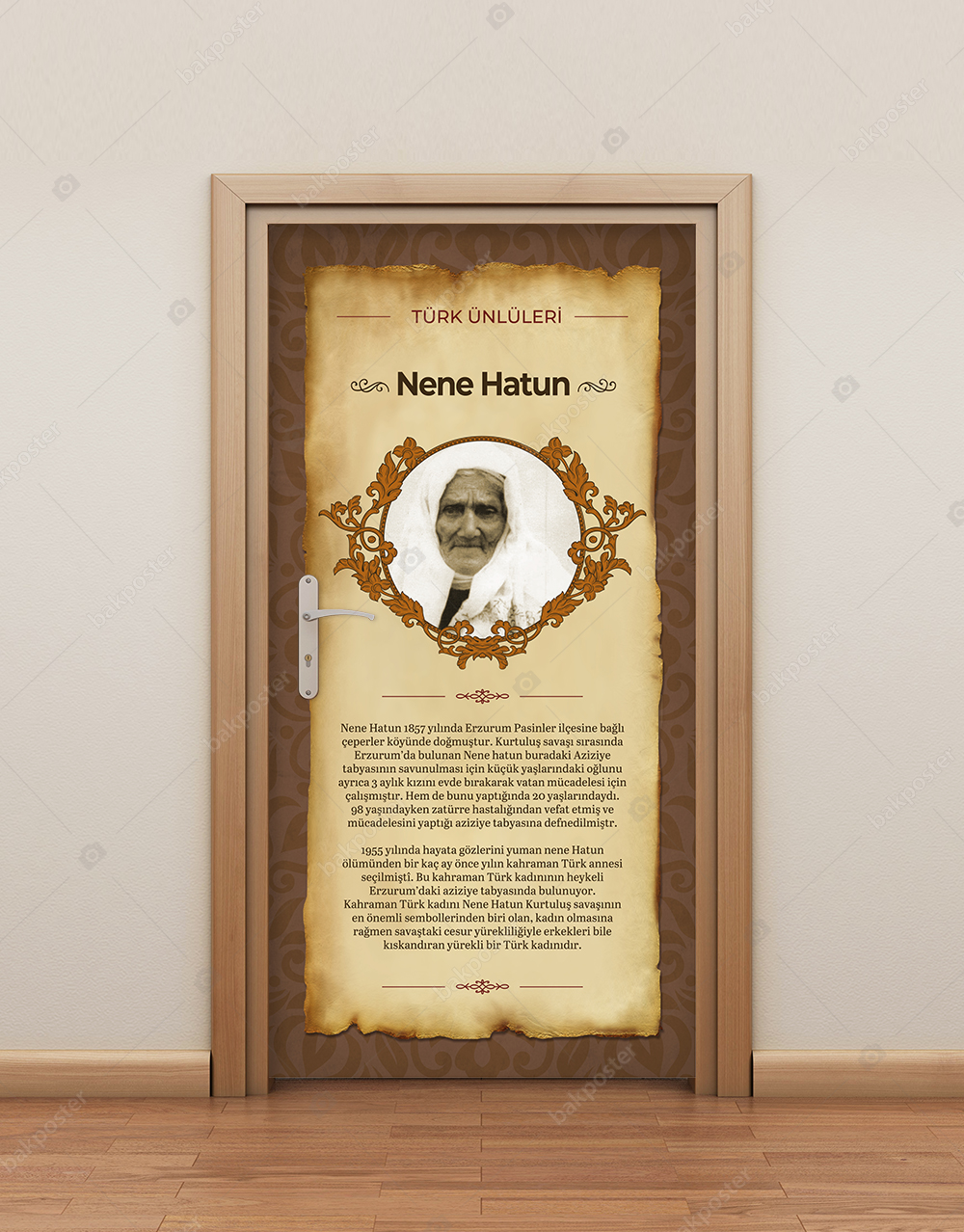nene hatun kapi giydirme folyosu sticker