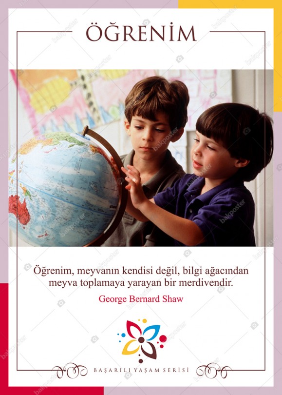 Öğrenim Motivasyon Poster
