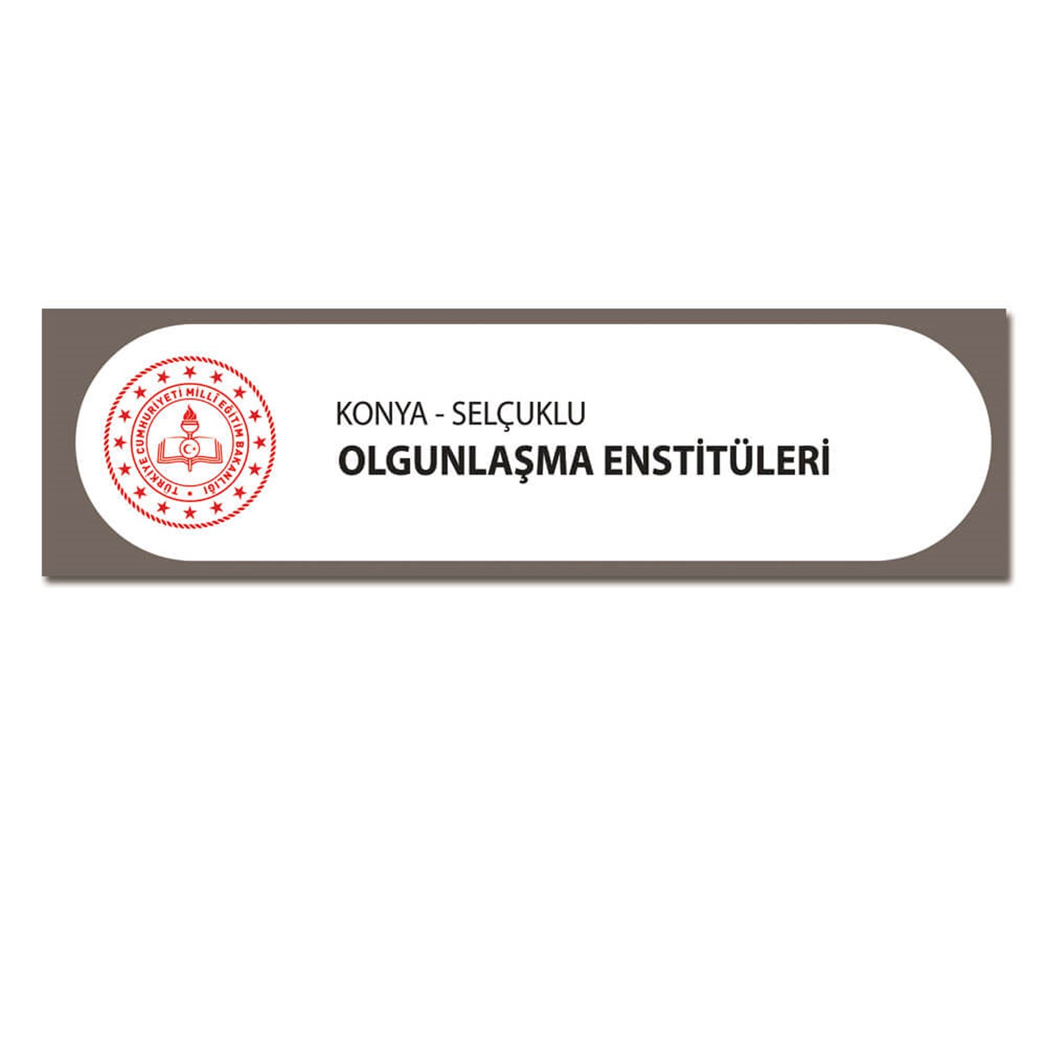 Olgunlaşma Enstitüsü Tabelası Olgunlaşma Enstitüsü Tabelası