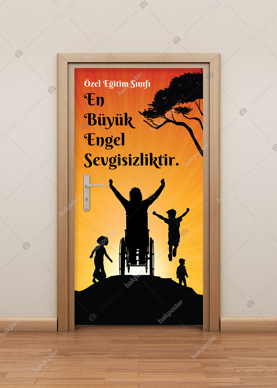 Özel Eğitim Sınıfı Kapı Giydirme