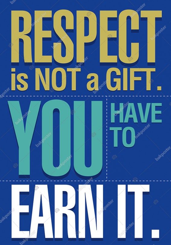 Respect İngilizce Poster