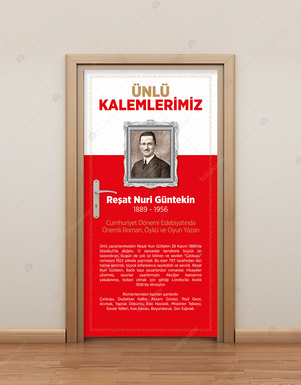 Reşat Nuri Gültekin Kapı Giydirme