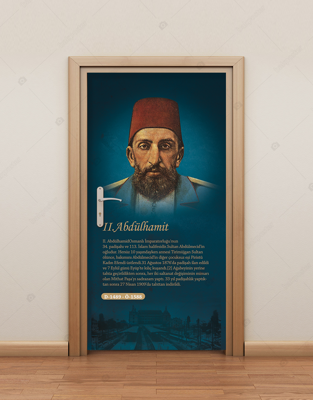 Turk Islam Buyukleri 2 Abdulhamit Han Kapi Giydirme