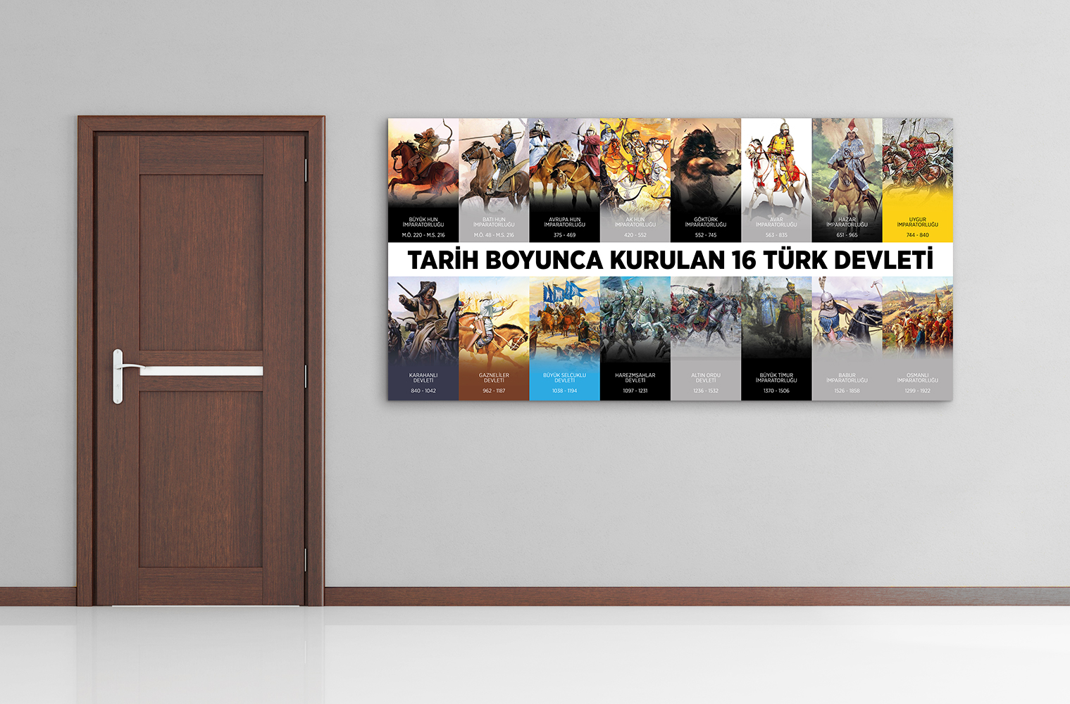 Tarih Boyunca Kurulan 16 Türk Devleti