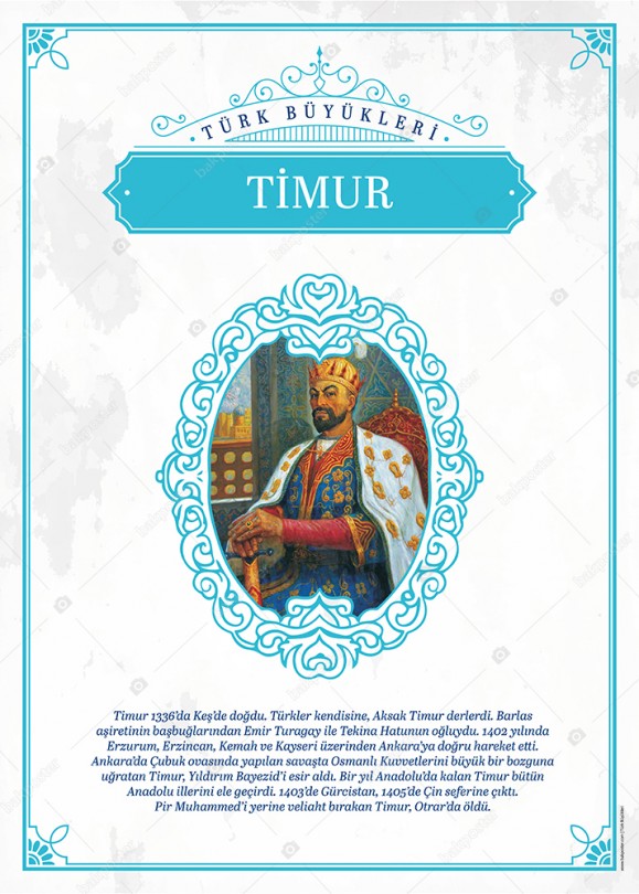 Timur 70x100 cm - Duvar Kağıdı