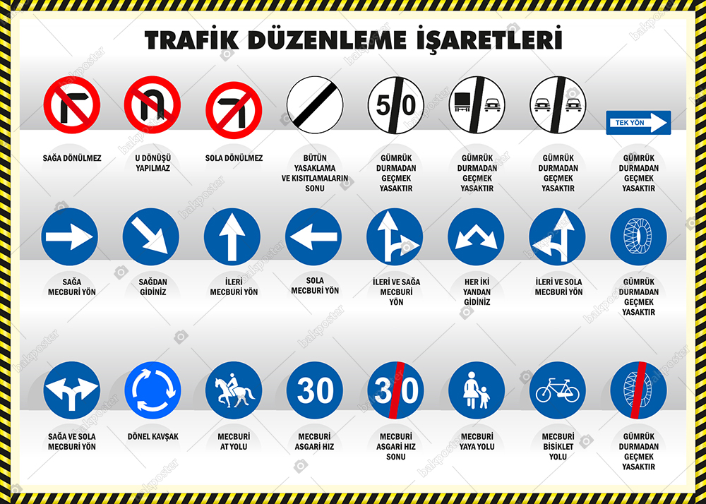 Trafik Düzenleme İşaretleri