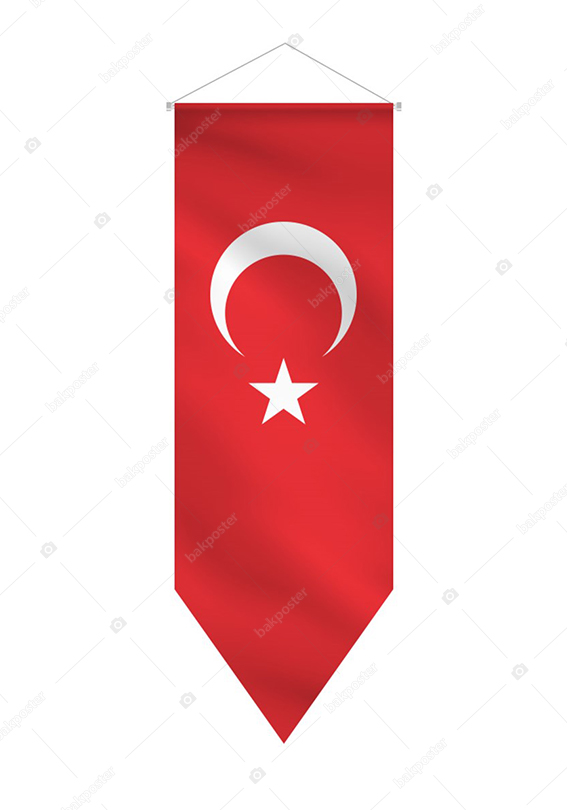 Türk Bayrağı (50x150cm) Kırlangıç Bayrak