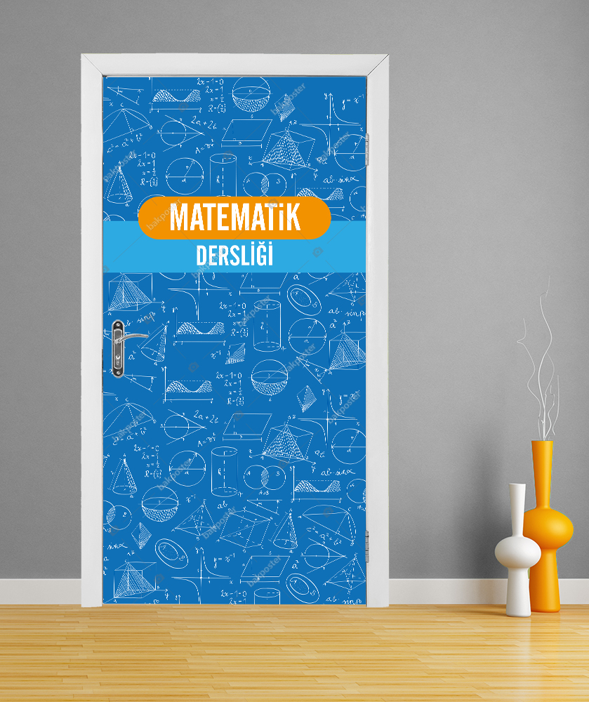 Matematik Dersliği Kapı Giydirme