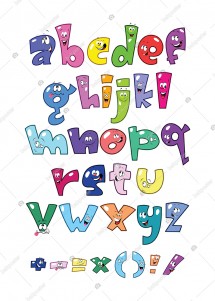 Alphabet İngilizce Poster