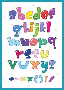 Alphabet İngilizce Poster