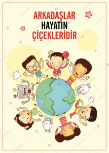 Arkadaşlar Hayatın Çiçekleridir