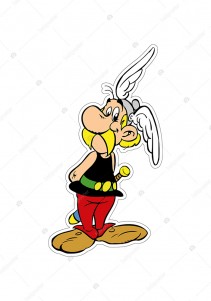 Asterix Özel Kesim Etiket