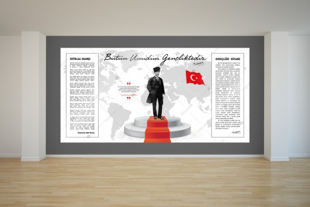 Atatürk Köşesi Dünya Haritası
