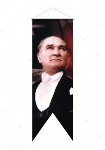 Atatürk Kırlangıç Flama Bayrak