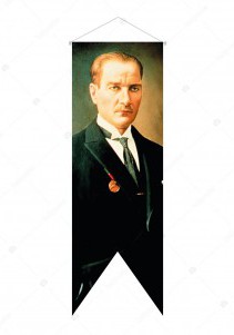 Atatürk Kırlangıç Flama Bayrak