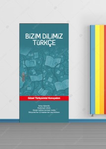 Bizim Dilimiz Türkçe Kapı Giydirme