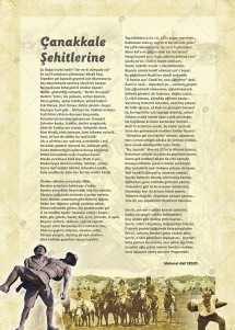 Çanakkale Şehitlerine Şiir
