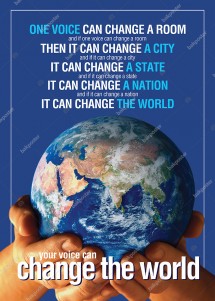 Change World İngilizce Posteri