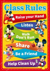 Class Rules İngilizce Poster