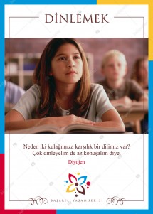 Dinlemek Motivasyon Poster