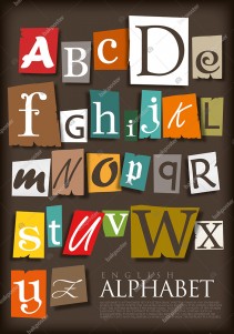 English Alphabet İngilizce Posteri
