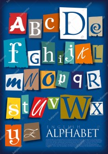 English Alphabet İngilizce Posteri