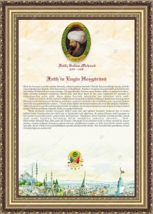 Fatih Sultan Mehmet Fatih'in Engin Hoşgörüsü
