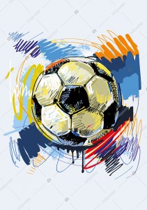 Futbol Topu İmaj Spor Poster